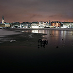 binnenalster at night